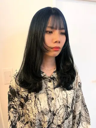 ロング カラー レイヤーカット/韓国 ヘア/ honokaのヘアスタイル