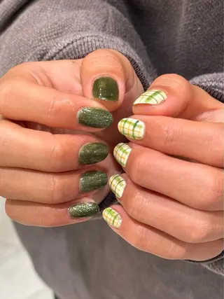 メンズ ネイル ハイトーン/ネイル /ミウ 🌺❤︎のネイルデザイン