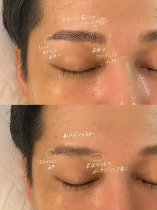 メンズ アイブロウ GO TODAY SHAiRE SALON Vellmie店所属・吉祥寺kasumi 🌛eye/browのマツエク・マツパデザイン