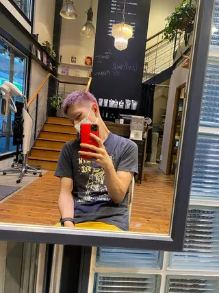 ショート カラー メンズ TICK-TOCK所属・今出 りょうやのヘアスタイル