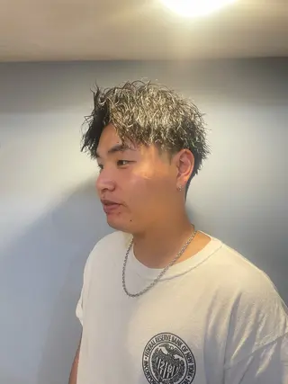 メンズ フリーランスシェアサロンルレイル所属・心斎橋/メンズ /ルレイル/地形真希のヘアスタイル