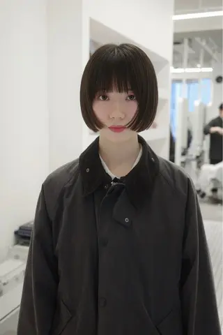 ショート カラー 🌱ぱつっと/ボブ 🌱のヘアスタイル