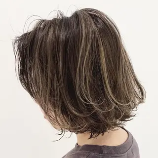 ミディアム カラー ヘアアレンジ 指名支持率NO.1 スタイリストのヘアスタイル