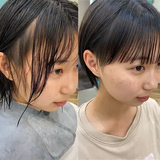ショート ROMMY.所属・大木 華のヘアスタイル