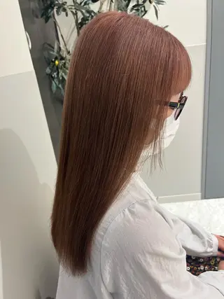 セミロング aoi ♡グレージュ ・ベージュカラーのヘアスタイル