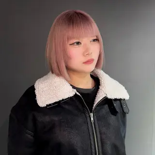 ショート カラー ★デザインカラー ハイトーン ももか★のヘアスタイル