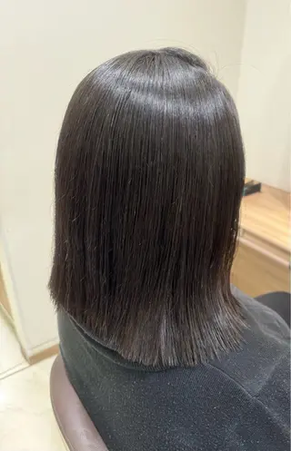 ミディアム パーマ 柿崎 浩美のヘアスタイル