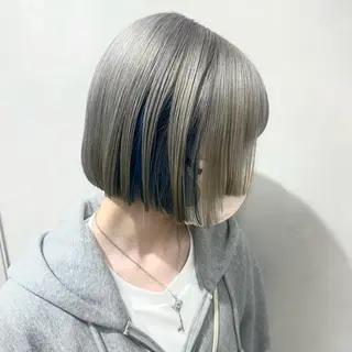 ショート カラー デザインカラー/パー マ🦖外岡咲希🦖のヘアスタイル