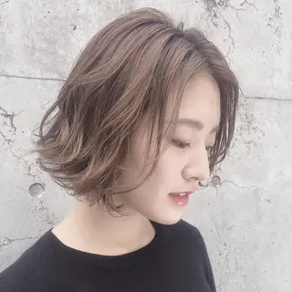ショート あかり🌷ナチュラル 、透明感カラーのヘアスタイル