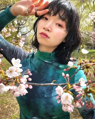 ミディアム パーマ 林 浩太郎のヘアスタイル