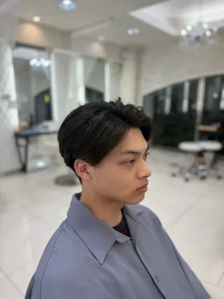 ショート パーマ メンズ 🔥men's特化 🔥三上 拓真のヘアスタイル