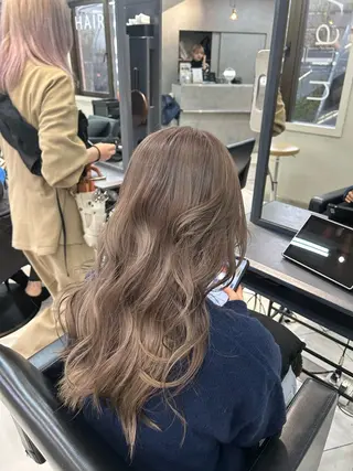 ロング レイヤー×ツヤカラー 渋谷/kougaのヘアスタイル