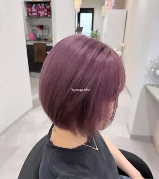 ショート カラー ヘアアレンジ 最新艶髪トレンド¦ ヘア¦miyu🐒♡のヘアスタイル