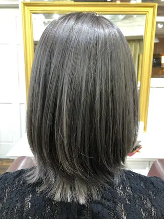 ミディアム カラー レイヤー×髪質改善✨ 渋谷/佐藤侑哉のヘアスタイル