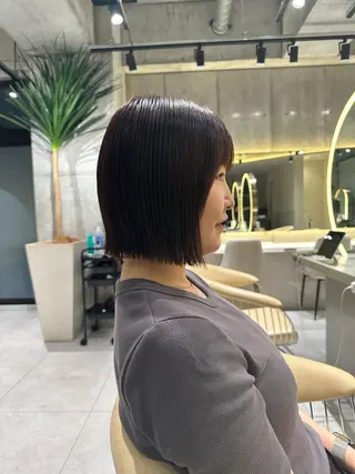 ミディアム ✨髪質改善特化✨副 店長椎葉信乃介のヘアスタイル