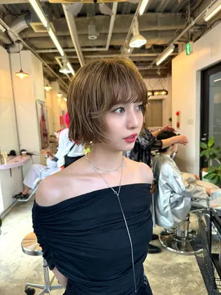 ミディアム 小森 祐希のヘアスタイル