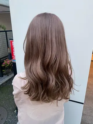 ミディアム カラー 🍑 モモカ🍑のヘアスタイル