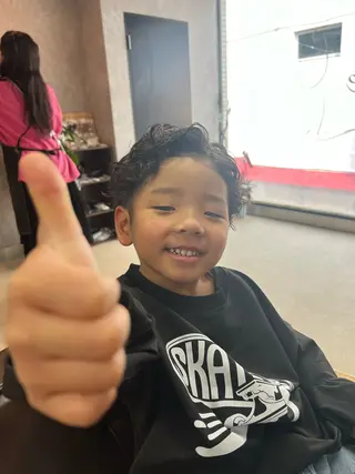 パーマ キッズ men's&ladys J'sGrace【メンズアンドレディース ジェイズグレイス】所属・🌻J'sGrace /JUMA🌻のヘアスタイル