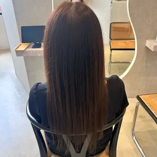 ロング カラー 馬場 美咲のヘアスタイル