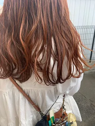 ロング カラー ヘアアレンジ 齋藤 志穂のヘアスタイル