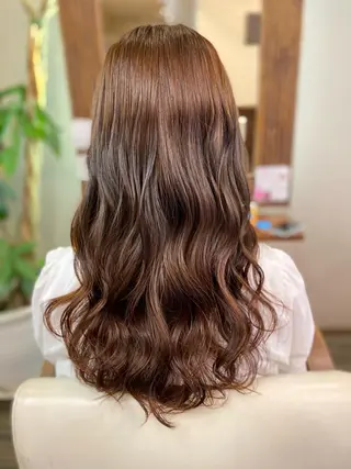 ロング カラー ヘアアレンジ 加藤 瑠美のヘアスタイル