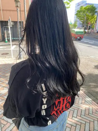 ロング 🍋暖色カラーヘアア レンジniina🍋のヘアスタイル