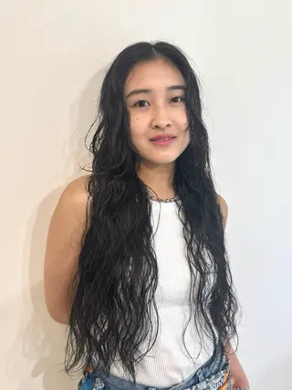 セミロング パーマ Lino hair design 千葉店【リノヘアデザイン】所属・Lino CHIKARA✂︎のヘアスタイル