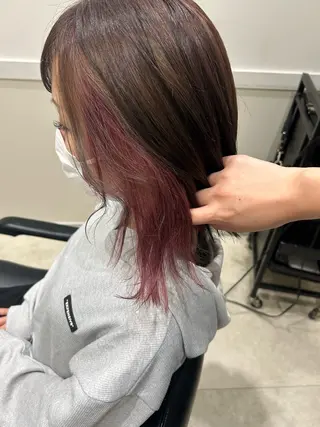 ミディアム カラー GO TODAY SHAiRE SALON所属・🌼透け感カラー 🌼Rinaのヘアスタイル