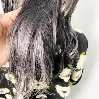 セミロング カラー 大橋 拓巳のヘアスタイル