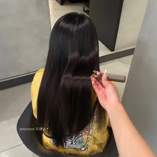ロング offwhite Nano🪩🧡のヘアスタイル