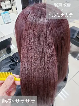 ミディアム カラー 染野 匠のヘアスタイル