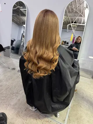 ロング カラー 藤井 佑良 FUJII YURAのヘアスタイル