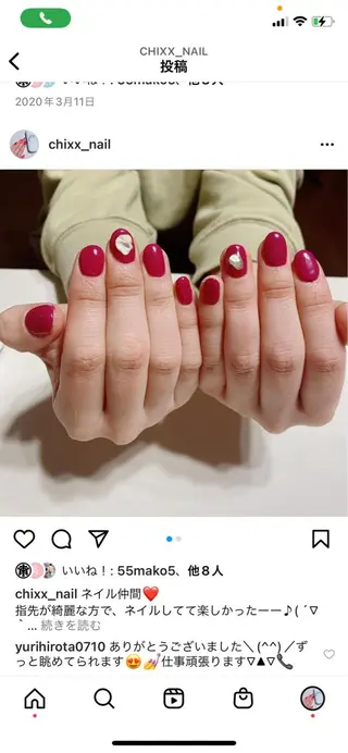 ネイル 菊地 千奈のエステ・リラクイメージ