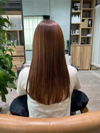 ロング 大久保 優香のヘアスタイル