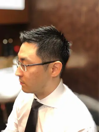 ショート メンズ カット指名No1漆原 聡のヘアスタイル