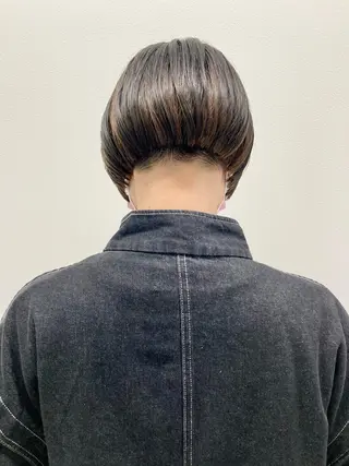 ショート Izumi所属・ヨシアキ/パーマ/ ウルフ/ボブ/メンズのヘアスタイル