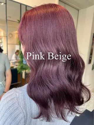 セミロング カラー Hanna by W_SALONのヘアスタイル