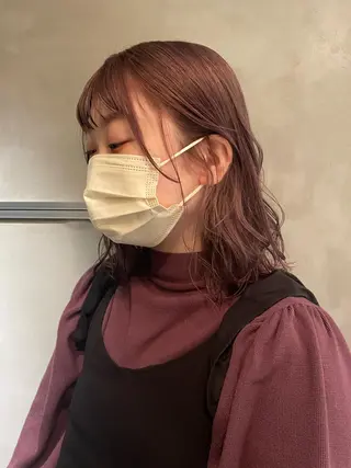 ミディアム カラー classic 新横浜所属・大人girly🛋️ 🤍yukakoのヘアスタイル