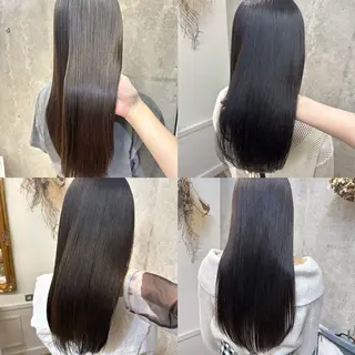 ロング カラー 柴田 すず花のヘアスタイル