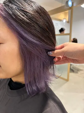 ミディアム 大曽根/艶カラー🌷 暖色/yuukaのヘアスタイル