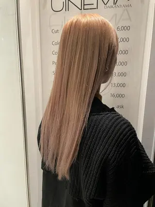 ロング カラー CiNEMA daikanyama所属・透明感カラー🫧 今泉健太のヘアスタイル