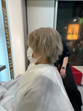 ミディアム メンズ 成富 理心のヘアスタイル