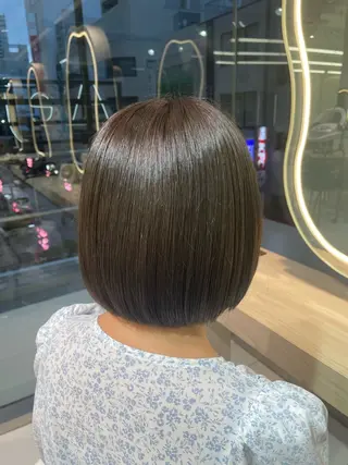 ショート 艶カラー/カット モデル募集中/あやかのヘアスタイル
