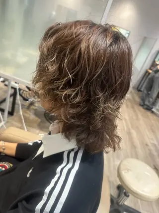 カラー パーマ メンズ hair＆make EARTH センター南店所属・メンズ特化🌈 石原衛志🌈のヘアスタイル