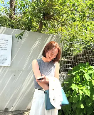 ミディアム カラー Ao.所属・Ao. HANAKAのヘアスタイル