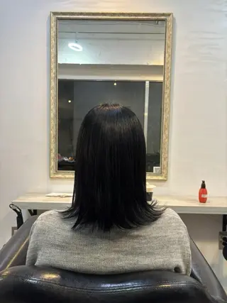 ミディアム カラー 髙木 雅子のヘアスタイル