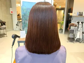 ミディアム カラー 鈴木 美紅のヘアスタイル