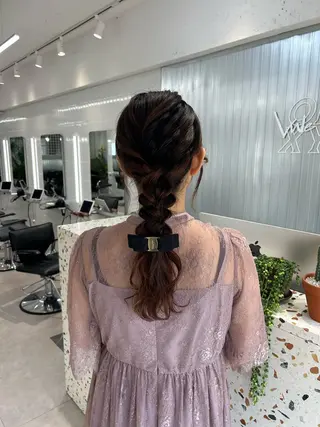 ロング 卒業式ヘアセット🎀 ヘアアレンジのヘアスタイル