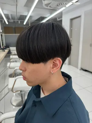 ショート パーマ メンズ 【メンズ縮毛矯正】 田中秀斗のヘアスタイル