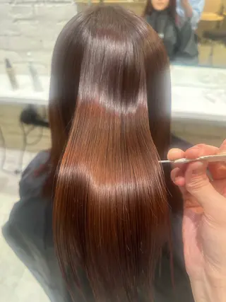 ミディアム 下山 龍信のヘアスタイル